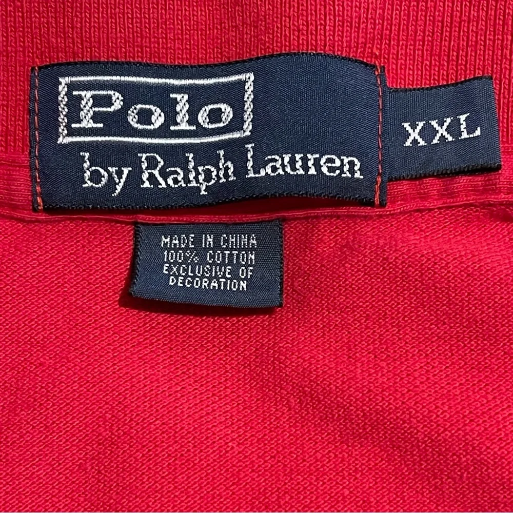 Polo Ralph Lauren Shirt Men 2XL‎ Red Embroidered Pony Solid Lightweight Casual